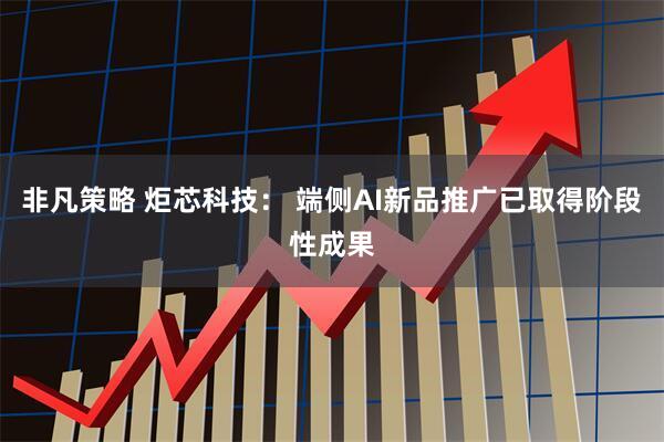 非凡策略 炬芯科技： 端侧AI新品推广已取得阶段性成果